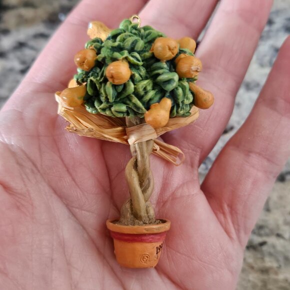 NIB CARLTON CARDS PARTRIDGE IN A PEAR TREE 12 DAYS OF CHRISTMAS HOLIDAY ORNAMENT - Picture 9 of 12